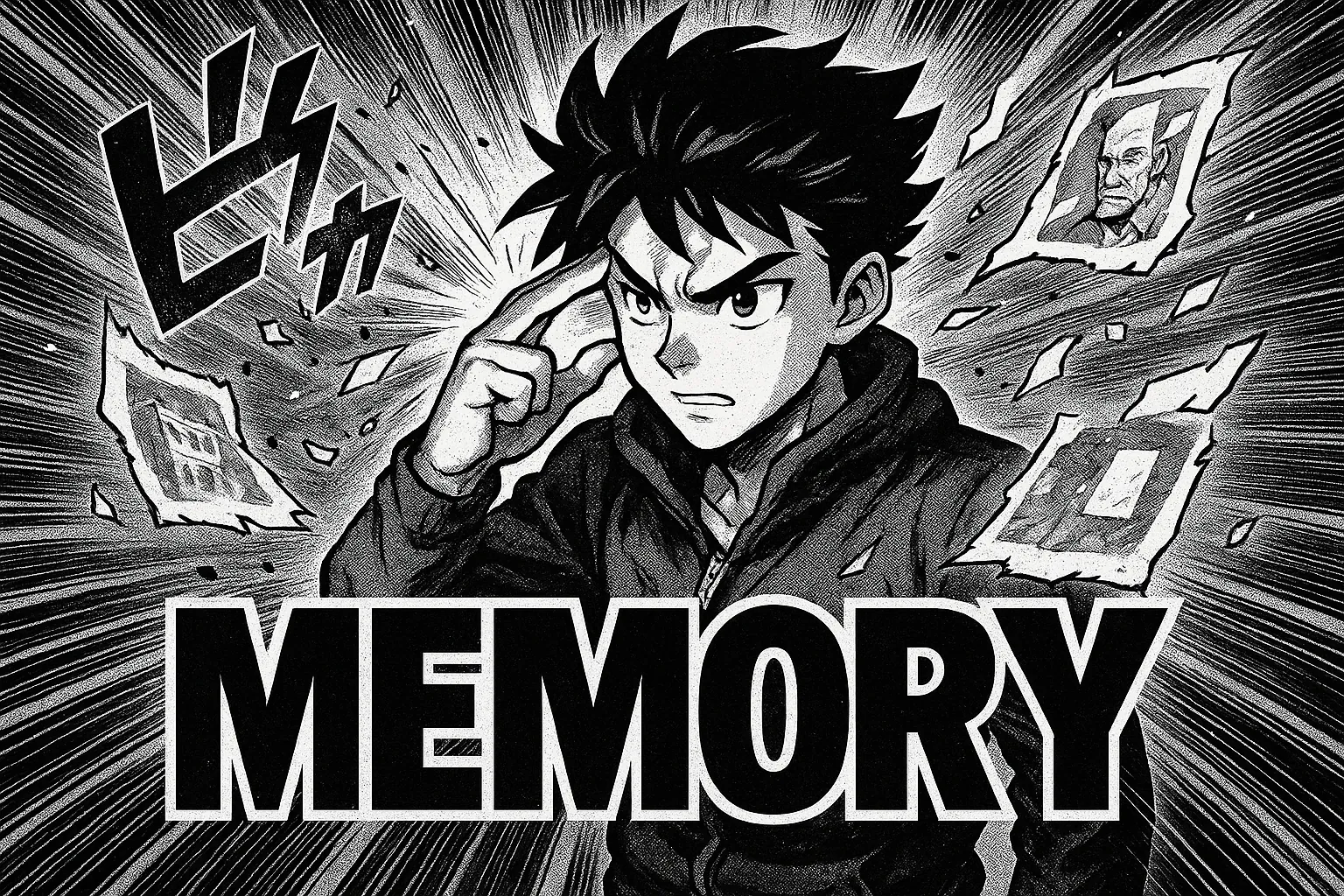 Project Memory — manga panel