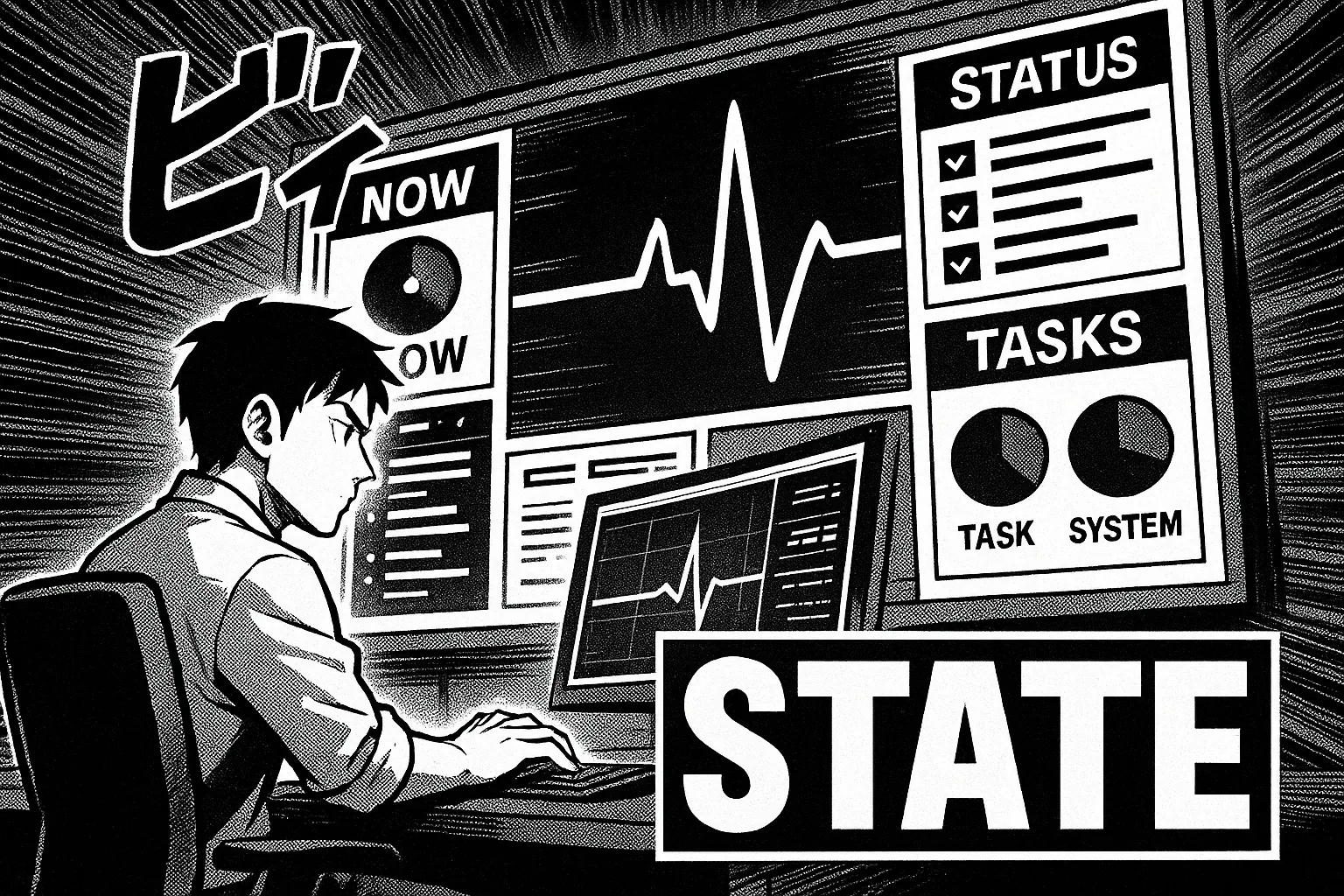 State — manga panel
